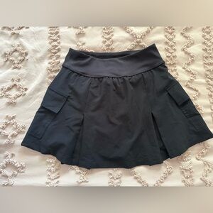 Aeropostale Black Mini Skirt with Cargo Pockets